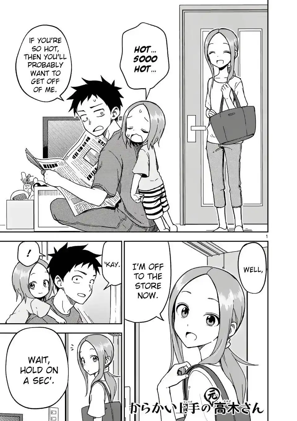 Karakai Jouzu no (Moto) Takagi-san Chapter 189 1